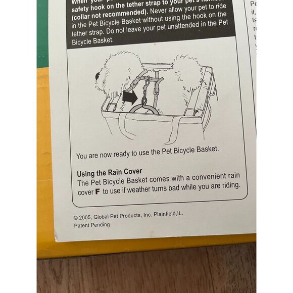 NEW Pet Bicycle Basket For Small Pets Up To 14 Lbs Soft & Secure With Clips To A - Picture 8 of 12